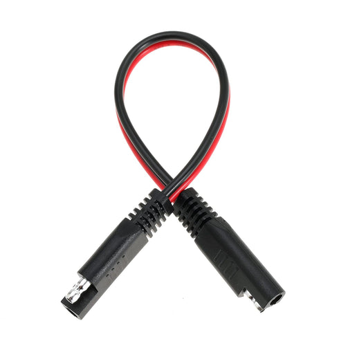 14 AWG SAE to SAE Extension Cable 14 Gauge 2-Pin SAE Connector Extension Cord with Dual Head Plug for Solar Panel Automotive Car Motorcycle 10in...