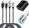 USB C Type Charging Cable C Wall Plug Car Charger Fast Charge for Google Pixel 8 7 6 Pro 6a/Samsung Galaxy A05S/A14/A53/A03S/A13/S22 Ultra/S21 Plu...