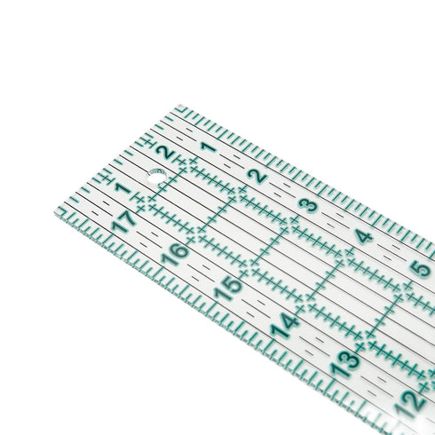 Quilting Ruler 3” x 18” Sewing Acrylic Ruler Anti-Slip Ruler DIY Quilting Tools with Clear Printed Lines for Precise Cutting...