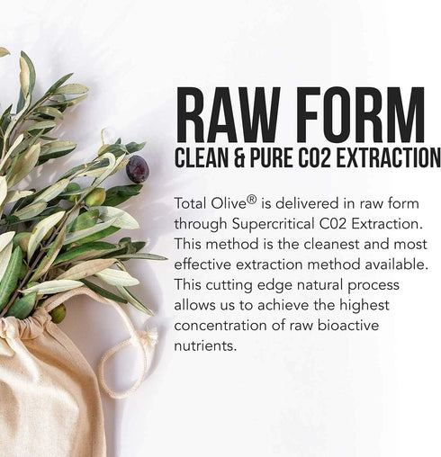 Total Olive® - Olive Leaf Extract (40% Oleuropein) Plus Olive Fruit Extract (20% Hydroxytyrosol) – Full Spectrum Extract Grown & Extracted in Spai...
