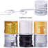 PH PandaHall 30 Yards Spangle Flat Sequins 6mm 6 Color Crafts Sequin Strip Sewing Paillette Spool String Metallic Shiny Trim for Mermaid Dress Emb...