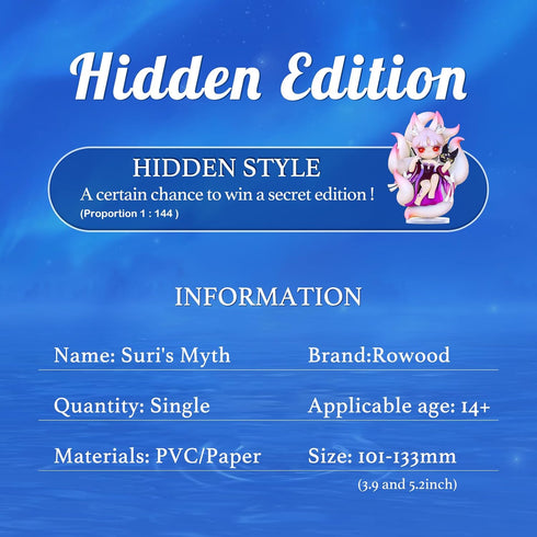 rowood Blind Box,Random Action Figure-1PC,Collectible Toy Kawaii Single Doll,Model Kits for Adults,Birthday Suri Myth...