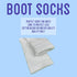 Mens White Tube Socks for Men - Mens Over the Calf Socks - Knee High Long Socks Size 13-17...