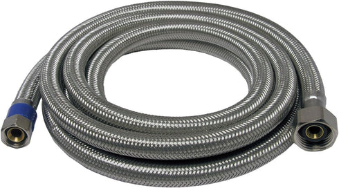 LASCO 10-0197 Braided Stainless Steel Supply Line with 3/8-Inch Compression and 1/2-Inch Female Iron Pipe...