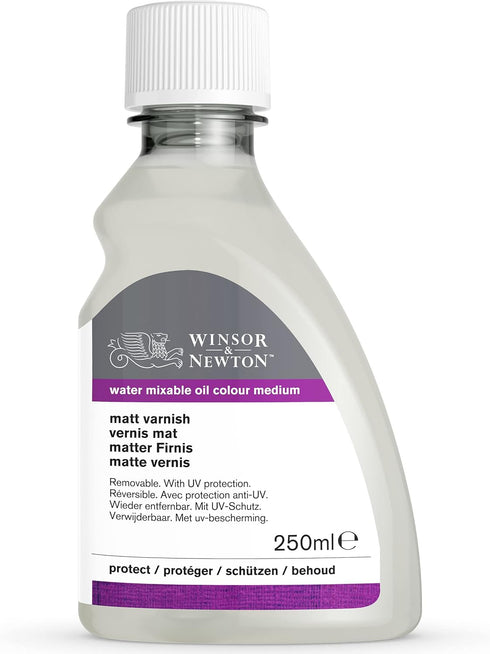 Winsor & Newton Artisan Matt Varnish, 250ml (8.4-oz) bottle...