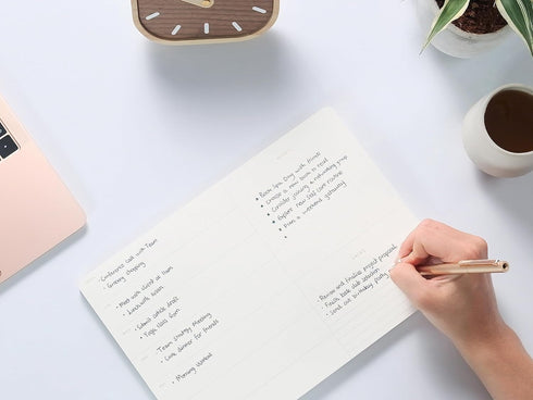 Elegant Undated Week Planner Pad, Tear Off Sheets, Minimalist, Weekly To Do List Notepad, Daily Schedule Desk Planner - 11.22" x 7.87", Eco-friend...