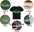 RENLITONG Luminous Green Glow in The Dark Heat Transfer Vinyl HTV Rolls -12" x 5ft Iron on Vinyl for T-Shirts Costumes, PU Elastic HTV Vinyl for A...