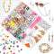 AUSTY 1042 Pcs DIY Bracelet Letter Beads Alphabet Beads Kit Bracelet Beads for Jewelry Making with Cord...