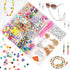AUSTY 1042 Pcs DIY Bracelet Letter Beads Alphabet Beads Kit Bracelet Beads for Jewelry Making with Cord...