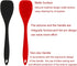 Silicone Spatulas Spoon Set of 2,Non-stick Heat Resistant SiliconScraping Kitchen Baking Bakeware,Silicone Scraper Scoop Mixer for Stirring, Scoop...