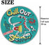 Round Mousepad, New York Cool Dinosaur boy Cartoon Holding Skateboard Mouse Pads, Non-Slip Rubber Base Mouse Pad, for Desktop Notebook Mouse Mat 7...