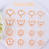Puocaon Butterfly Polymer Clay Cutters - 16 Pcs Clay Cutters for Polymer Clay, Cute Flower Clay Cutters for Polymer Clay Earrings, Ginkgo Leaves C...
