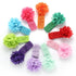 10Pcs/pack Baby Girls Headbands – Soft Elastic Hair Bands 10 Lovely Colour Chiffon Flowers Hair-bow Hair Accessories for Baby Girls Toddlers and K...