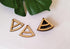 30PCS Triangle Wood Earring Blanks, Macrame Earring Blanks,DIY Project Wood, Macrame Supplies Wood Earrings (1'' x 1.28'')...