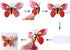 Amaonm® 60 Pcs 5 Packages Beautiful 3D Butterfly Wall Decals Removable DIY Home Decorations Art Decor Wall Stickers & Murals for Babys Bedroom Tv ...