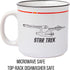 Silver Buffalo Star Trek NCC-1701 Property of The USS Enterprise Ceramic Camper Mug, 20 Ounces...