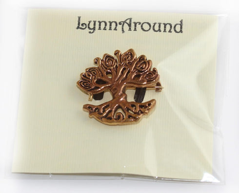 Bronze Norse Celtic Tree Brooches, Clothes Fasteners - Cloak/Scarf/Shawl Pin, Nordic Vintage Jewelry...