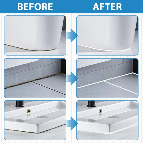 Tile Grout Repair Kit, 2 Pack Tile Grout Filler Tubes, Grout Cleaner for Tile Floors Sink Bathroom Shower Kitchen, Grout Sealer Restore and Renew ...