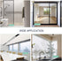 Clear Window Security Film Adhesive Anti Shatter Safety Window Glass Protection Sticker Heat Control Anti UV for Home and Office 2Mil, 24inch x 8....