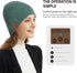 Bluetooth Beanie, Bluetooth 5.2 Wool Hat HD Stereo,24 Hours Play time,Built-in Microphone, Men's/Women's Christmas Electronic Gift (Green)...
