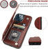 ONETOP Compatible with iPhone 13 Pro Max Wallet Case with Card Holder,PU Leather Kickstand Card Slots Case, Double Magnetic Clasp and Durable Shoc...