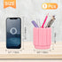 Silicone Pen Holder, Pencil Holder Cute Pens Cup for Desk for Kids Office Decor Desk Accessories Pen Pot Desk Organizer (Pink)...