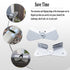 Retractable Gutter Extension Hinge, Downspout Extension Flip-Up Hinge, | Also includes Clasp, Screws, Magnetic Nutsetter | Easy DIY Installation o...