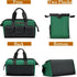 12 Inch Tool Bag for Men,Multi-Pockets Wide Mouth Tool Tote,Tool Bags with Waterproof Soft Bottom,Heavy Duty Tool Bag Organizer Specially Designed...