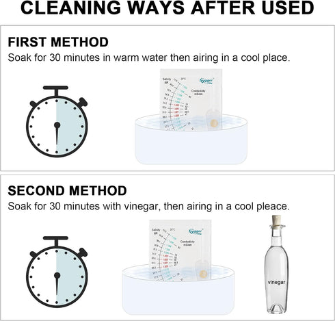 hygger Salinity Tester, Transparent Acrylic Aquarium Hydrometer Sea Specific Gravity Test Salinity Meter for Fish Tank Pond Water Saltwater Freshw...