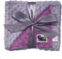 Reversible Unisex Children's Soft Baby Blanket Minky Dot (Lavender/Violet)...
