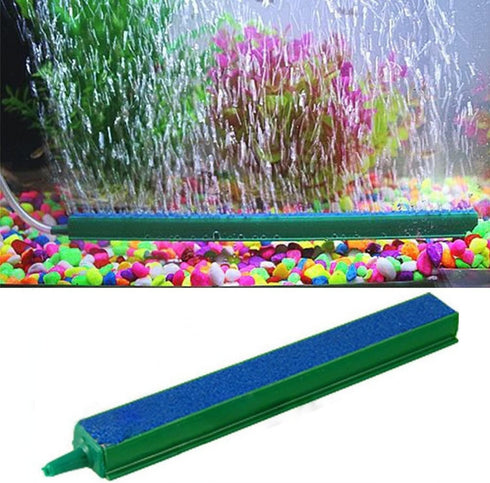 Saim Air Bubble Stone Hydroponic Fish Tank Air Stone Bubble Release Diffuser Bar for Fish Tank Aquarium Pump Green & Blue - 12 inch...