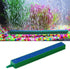Saim Air Bubble Stone Hydroponic Fish Tank Air Stone Bubble Release Diffuser Bar for Fish Tank Aquarium Pump Green & Blue - 12 inch...