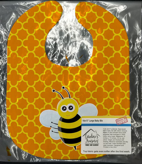 Bee on Quatrafoil Baby Bib...