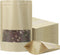 100 Pcs Resealable Kraft Paper Bags,Stand Up Pouches Bags with Matte Window, Zip Lock Food Storage Bags,Scratch Resistant Hand Self Sealing Bags. ...