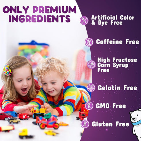 Immune Support Gummies for Kids & Toddler with Vitamin C, Zinc & Echinacea, Daily Childrens Immune Support Gummy Vitamins for Kids Ages 4 and Up, ...