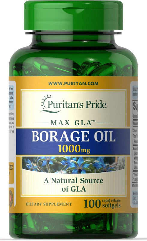Puritan's Pride Borage Oil, 1 Gram...
