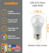Sunlite 80137 LED A15 Appliance Clear Light Bulb, 6 Watts (40W Equivalent), 450 Lumens, Medium Base (E26), 90 CRI, Dimmable, ETL Listed, Ceiling F...