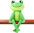 Frog Stuffed Animal Plush Frog Toy Soft Cuddly Cute Green Frog Plushie with Long Leg Home Sofa Decor for Birthday Halloween (17 Inch)...