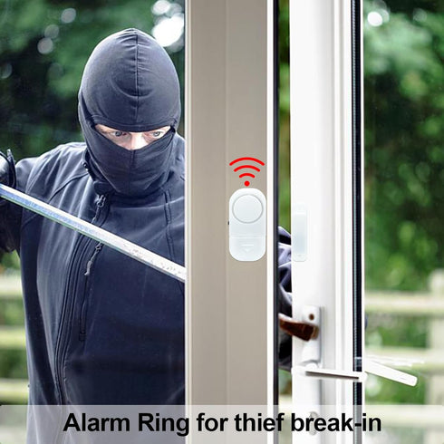 HIIXHC Door Window Alarm, 95DB Door Alarms for Kids Safety, Wireless Sensor Door Window Burglar Alarm-Window Pool Alarms for Home (6 Pack)...