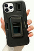 for iPhone 14 Pro Max Heavy Duty Case with Invisible Bracket Built-in Kickstand Holster, Military Grade Square Case for Men Women Protective Shock...
