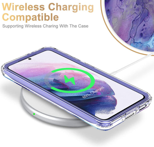 Esdot for Samsung Galaxy S21 Case,Military Grade Passing 21ft Drop Test,Rugged Cover with Fashionable Designs for Women Girls,Shockproof Protectiv...
