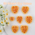Puocaon Monstera Leaves Clay Cutters - 8 Pcs Clay Cutters for Polymer Clay Jewelry, Boho Monstera Clay Cutters for Earrings Making, Dangle Earring...