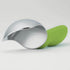 Spring Chef Green Heavy Duty Ice Cream Scoop with Non-Slip Handle - Professional Metal Ice Cream Scooper for Cookie Dough, Frozen Yogurt, Gelato, ...