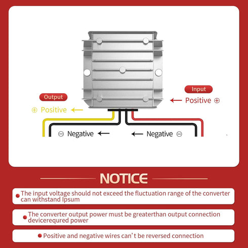 DC 12V/24V/36V to 5V (Accept DC 8-40V Inputs) Truck Car Step Down Power Adapter Converter Reducer Regulator for Auto Electronics Vehicle Boat Sola...