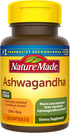 Nature Made Ashwagandha Capsules 125mg for Stress Support, 60 Capsules, 60 Day Supply...