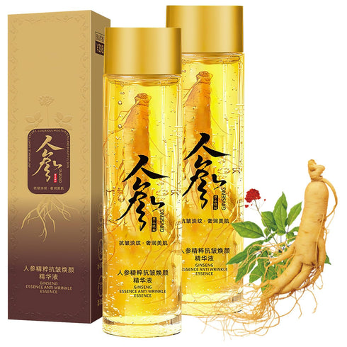 Ginseng Extract Liquid,Ginseng Extract Anti-Wrinkle Original Serum Oil,Korean Red Ginseng Polypeptide Anti Aging Essence,Ginseng Moisturizer,Reduc...