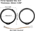 uxcell 6.5" Car Speaker Adapter Spacer Ring with Wire Combination for Honda Accord 2008-2019...