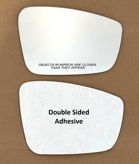 New Replacement Mirror Glass with Full Size Adhesive for Volkswagen | 2013-2015 Passat | 2011-2018 Jetta | 2012-2019 Beetle | Passenger Side View ...