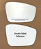 New Replacement Mirror Glass with Full Size Adhesive for Volkswagen | 2013-2015 Passat | 2011-2018 Jetta | 2012-2019 Beetle | Passenger Side View ...