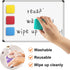 Mini Dry Erase Erasers, 48 Pack Magnetic Whiteboard Eraser for kids, Chalkboard Cleansers for Classroom, Home and Office (Green)...